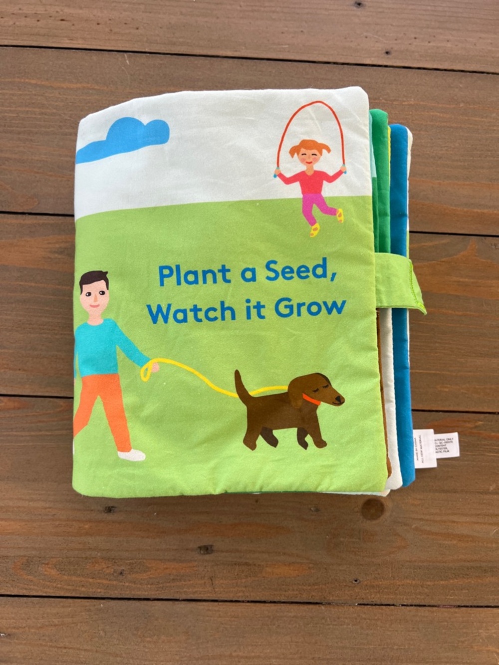 LOVEVERY Plant a Seed, Watch It Grow Soft Cloth Interactive Book